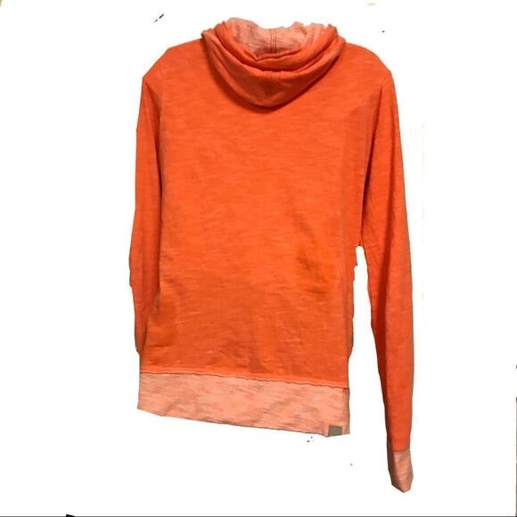 Bench Orange Full Zip Hoodie Sweatshirt Jacket Small - Picture 7 of 16
